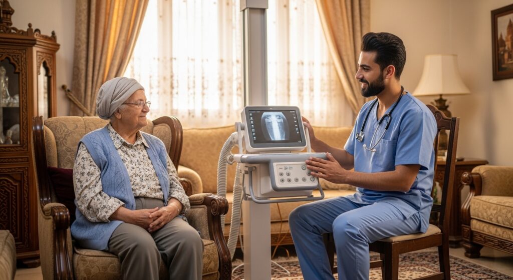 الأشعة العادية الديجيتال بالمنزل Digital X-Ray بأجهزة حديثة من Ultrascan